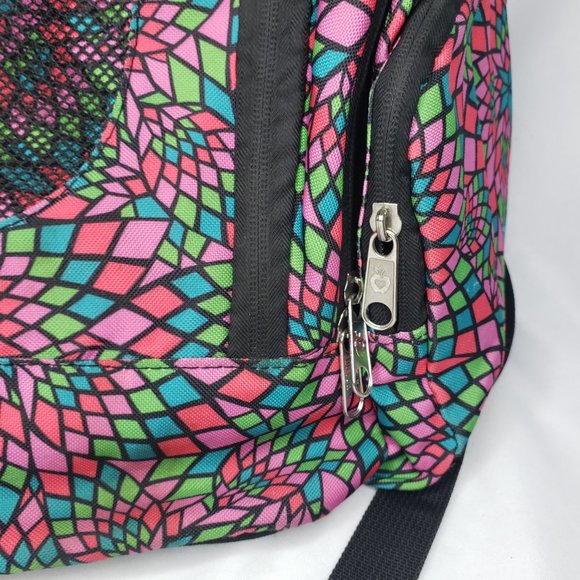 Double Dutch Club Multicolored Laptop Bag/ Backpack - Picture 4 of 4